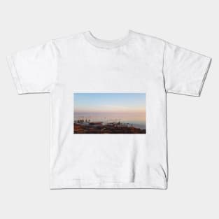 Fishing boats in the Venetian lagoon Kids T-Shirt